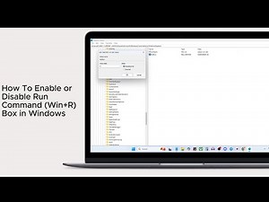 How To Enable or Disable Run Command (Win+R) Box in Windows