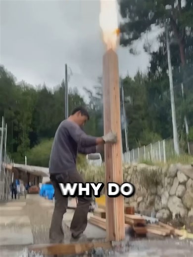 Why Building With Burnt Wood Is Genius 🤯 | wood work