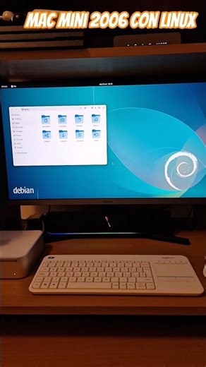 Mac mini Linux Debian #apple #techretro #google