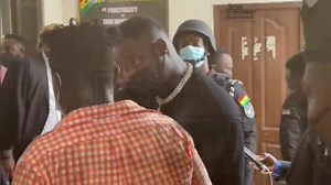 #FreeShattaWale: Musician Medikal spotted at the Accra circuit court. | JoyNews