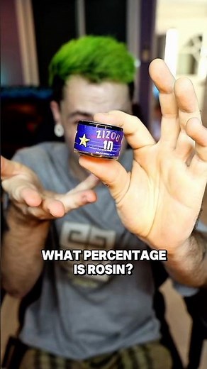 What % is rosin?