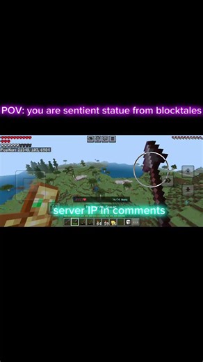 pov: your sentient statue from blocktales #minecraft #roblox #blocktales