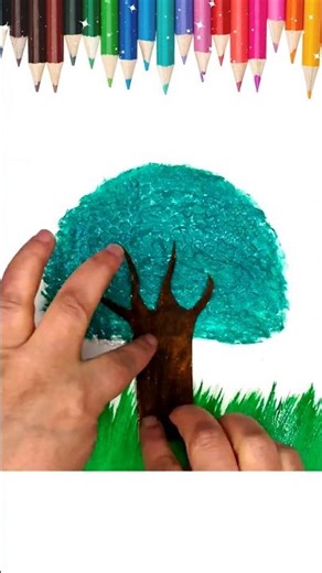 How to Make Paper Tree #diy #craft #artcraft #art