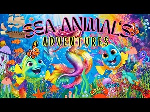 CHRISTIAN CARTOON for Toddlers | BIBLE STORY🦀Sea Animals Adventure 🐙 ANIMATED Bible Story for Kids🐬