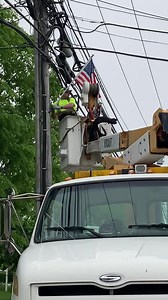 Ahead of Norwalk's Annual Memorial Day Parade this coming Monday, May 30, 2022, at 10 AM, members from our Department of Public Works are getting ready by setting up the City. This year's parade will take place at Veterans Park and ends at the Town Green on East Avenue. Learn more, here: https://norwalkvets.org/events/#memorial-day #PublicWorksWednesday | City of Norwalk, CT