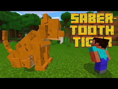 Saber-tooth Tigers - Ferocious Addon for Minecraft Bedrock