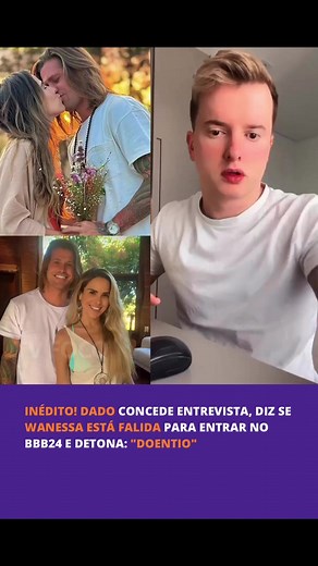 12K views · 166 reactions | O ator e cantor Dado Dolabella, de 43...