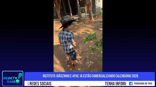 3.7K views · 44 reactions | Instituto Joãozinho e APAE já estão comercializando calendário 2026 | Programa do Tatu | Facebook