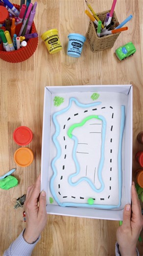 23K views · 53 reactions | Crayola Dough is here to spark creativity! ️✨ Whether it's a thrilling racetrack or a fun balance game, the possibilities are endless. #CrayolaDough #CreativePlay #ImaginationUnleashed | Crayola | Facebook