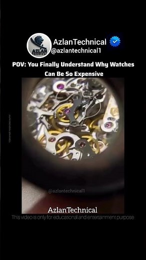 How a High-End Mechanical Watch Movement Works #luxury #watch #engineering