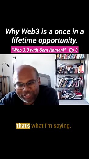 Web3 is a once in a lifetime opportunity. #blockchain #startups #podcast