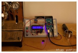 Arduino Powered Espresso Machine Temperature Monitor