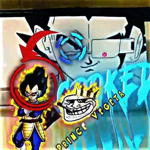 Bro Bring Vegeta In His Room 💀 #vegeta #anime #dragonball #viral #shorts
