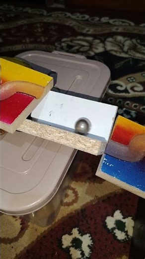 Marbles Crossing the Channel – Amazing Real Sound! 🌊 #Shorts