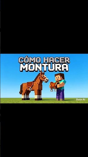 ✅ Cómo hacer MONTURA | Sirve para CABALLO y CAMELLO 🐪 | Receta exacta Minecraft