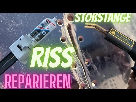 Stoßstange gerissen?! Riss selber reparieren (schweißen / kleben) mit 2K PU Kleber Teroson.