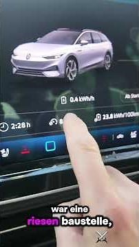 I'm driving my electric car, a VW Volkswagen ID.7 Pro Tourer, from Munich to Nuremberg.
