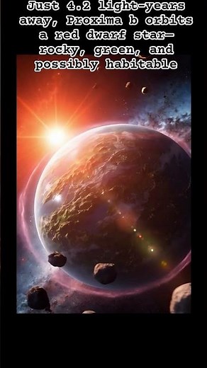 The Closest Potentially Habitable Planet #astronomy #universe #spaceexploration #proximacentauri