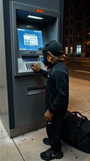 Monkey Hacks the ATM 😧🚨 #viralshorts #ai #storywalaa #shorts