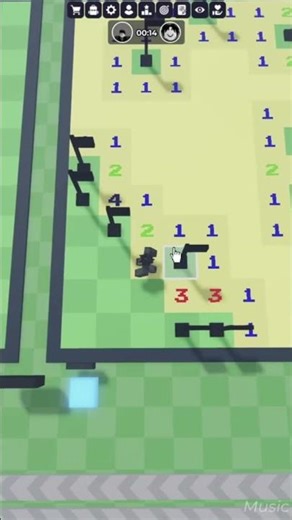 TS so tuff BOIIIII🤣✌️ #roblox #viral #shorts #minesweeper