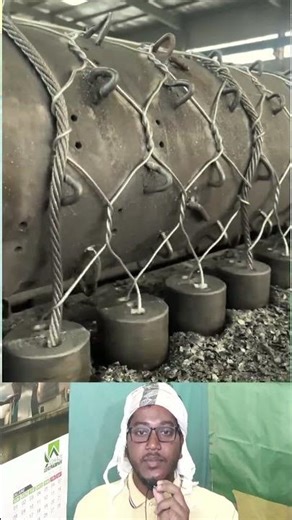 Machine Makes GI Wire Net Fast | মেশিনে দ্রুত জিআই তারের নেট বানানো হচ্ছে 🔧⚙️ #shorts #wiremesh