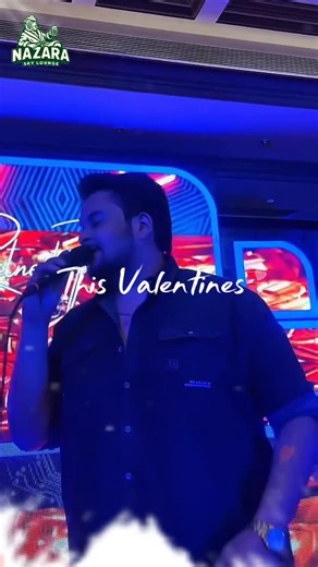 NAZARA on Instagram: "Love is in the air… literally 💖 Valentine’s at Nazar – Sky views, fine dine & live music 🎶 8 PM onwards | Limited seats Book now: 7389722389"
