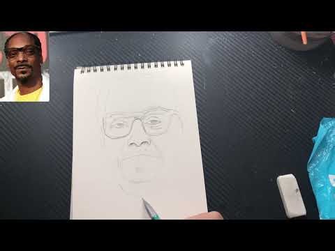 How to draw Snoop Dogg step by step | Snoop Dogg videos #drawingtutorials #art #artbyasad