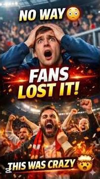 WHEN FOOTBALL FANS LOST THEIR MINDS 🤯⚽ Craziest Reactions #footballreactions #footballfans #shorts