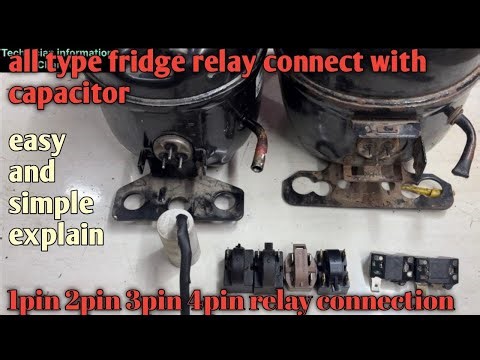 Fridge me relay Kaise lagaye | how to connect relay on compressor