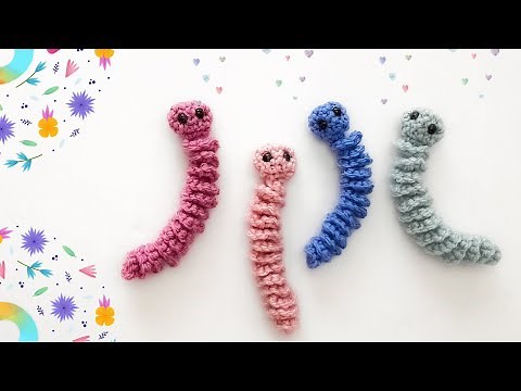 WORRY WORM crochet pattern | Simplest no sew pattern for beginners