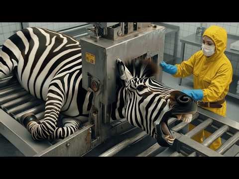 Inside the Zebra Leather Factory — How Exotic Luxury Products Are Made!