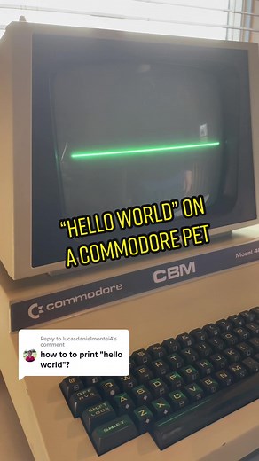 BASIC Programming on Commodore PET: Hello World Tutorial