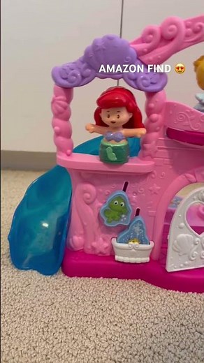 Fisher-Price Little People Toddler Toy Disney Princess Play & Go Castle https://amzn.to/3VPocHG