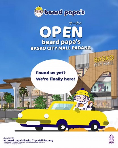 Beard Papa’s Grand Opening in Basko City Mall Padang