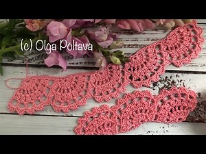 How to crochet cottagecore lace edging. Crochet Video Tutorial