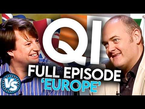 QI FULL EPISODE! 'Europe' Series E, Episode 5, Featuring David Mitchell, Dara O'Briain and Others