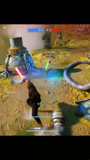 Master vs Apprentice 🔥 #shorts #battlefront2 #starwars #starwarsfan