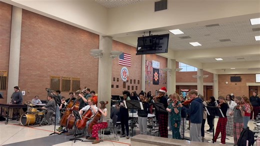 The WHS symphonic band and orchestra joined forces yesterday to give a proper holiday sendoff for winter break! Enjoy a well deserved break Warriors! | Washington High School Bands from Sioux Falls, South Dakota