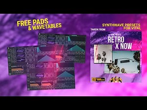 Free Vital Presets & Wavetables // 3x Synthwave Pads (SparkPackers)