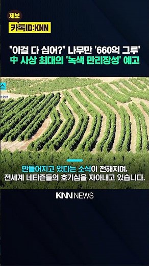 China, pulled off another epic blunder? The true identity of the 4,800km 'Wooden Great Wall' / KNN