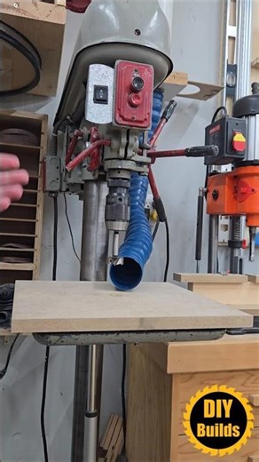 I Made my Drill Press Awesome with a Linear Actuator! #woodworking #maker #diy #machine