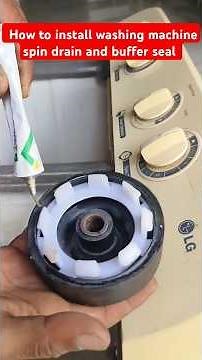 How to install washing machine spin Cap and buffer seal #electrical #abnzsolution9 #short