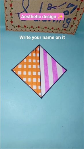 Aesthetic sticky not* design ✨💫#beginnerarttips #art #drawing#stickynote#drawingguide#youtubeshorts