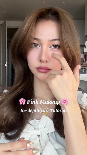 Pink Shimmer Makeup Tutorial with Korean Products