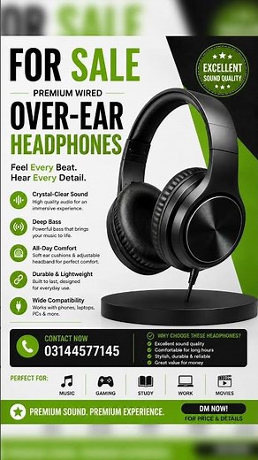 Best Wired Over-Ear Headphones 2025 🎧 | Deep Bass, Crystal Clear Sound & All-Day Comfort