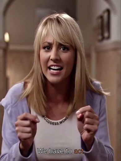 Big bang theory unaired clip Penny in White Tank & Purple Hoodie #Penny #BigBangTheory #TBBT