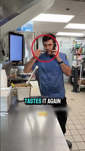 This cook just outsmarted his own head chef