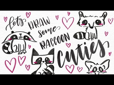 How to Draw a Cute Raccoon in 4 Ways! Easy & Fun Step by Step Kawaii Tutorial