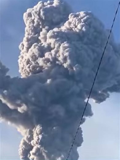 Video: la impresionante erupción del volcán Monte Merapi que puso en alerta a Indonesia