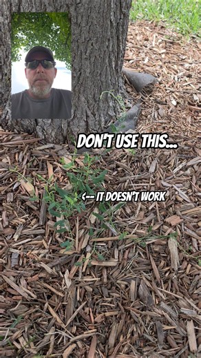 Weed barrier (landscape fabric) causes problems for trees and doesn't work anyway